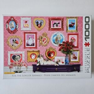 Eurographics " For The Love Of Animals" 1000 Piece Puzzle